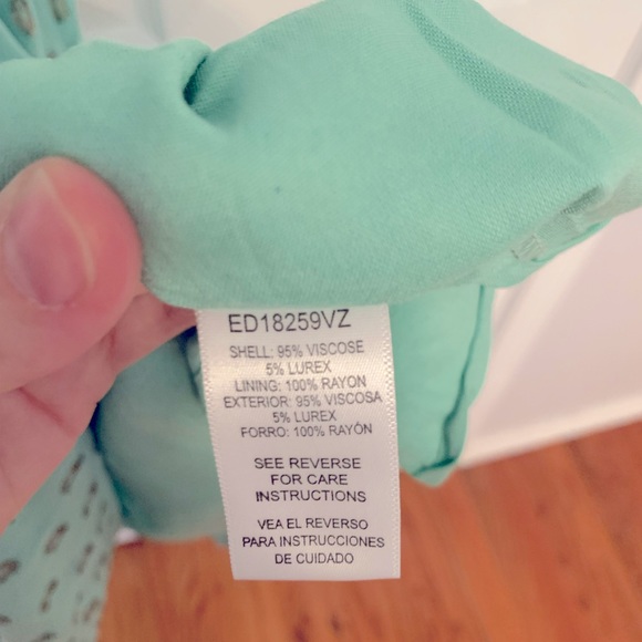 NWT Beautiful Tiered Maxi Dress with Gold Embroidery - Picture 5 of 8